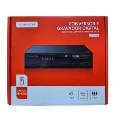 Conversor E Gravador Digital Tomate Mcd-888 Hdmi Usb Cor Preto 110v/220v
