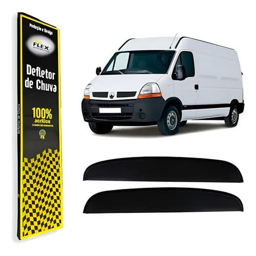 Calha De Chuva Acrilica Fumê Master 2002 A 2012 2 Portas