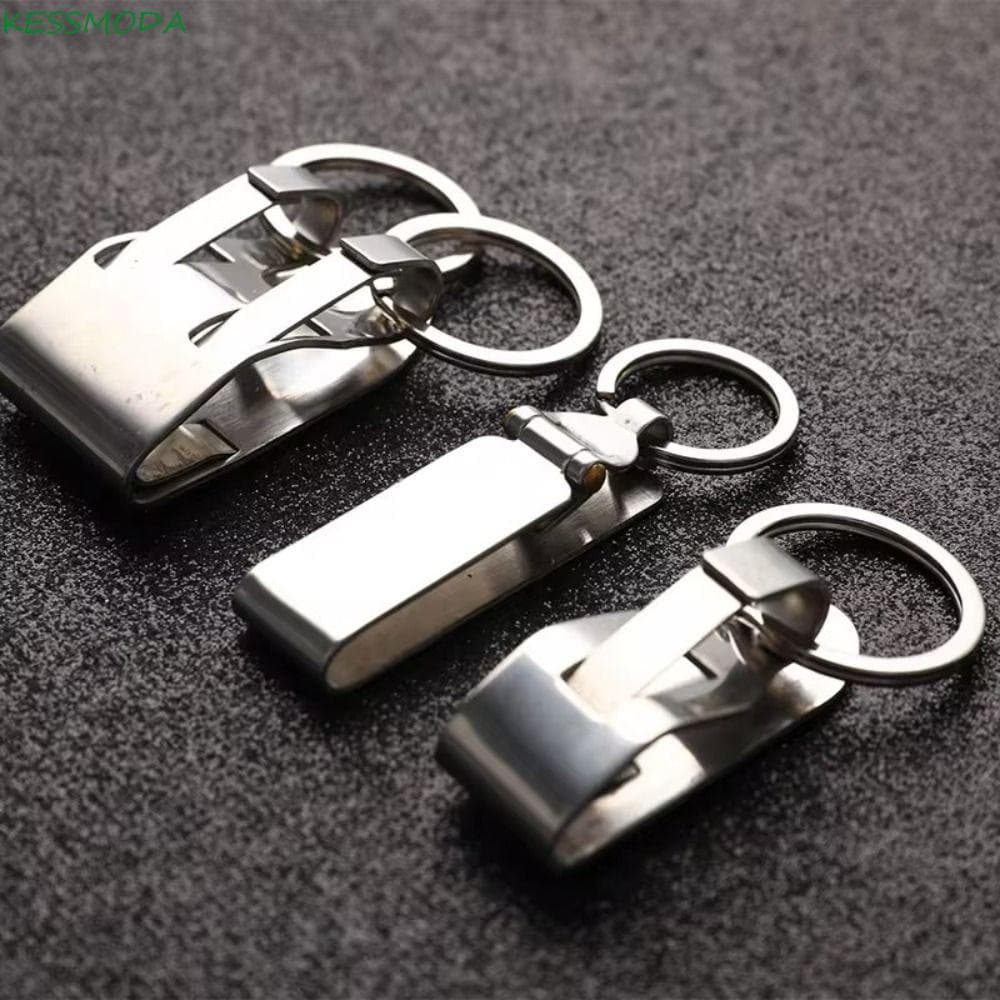 Chaveiro De Aço Inoxidável Kesselmanmoda , Cinto De Segurança Removível , Porta-Chaves Anti-Perda