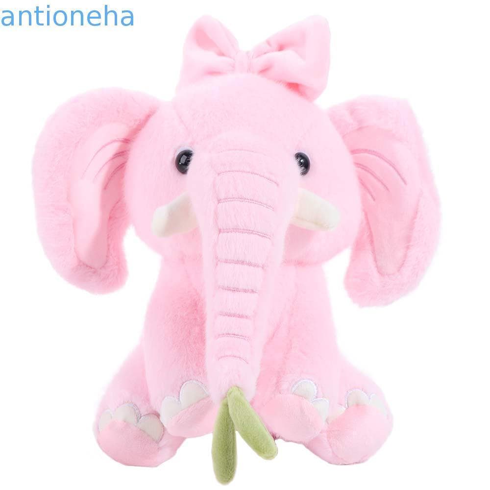 ANTIONEHA Elefante De Desenho Animado Plushie , Boneca De Pelúcia De Coroa Fofa , Brinquedos Animais Kawaii