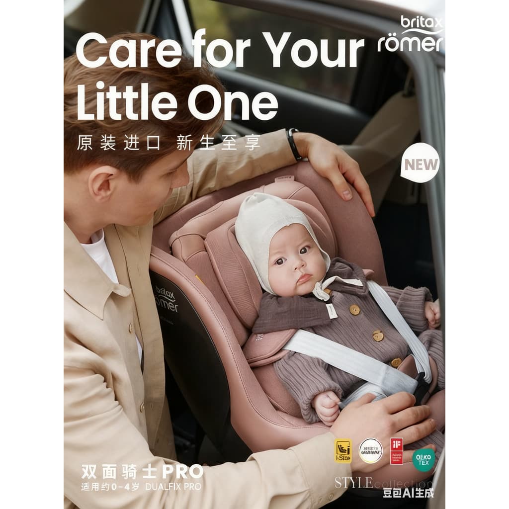 Britax Britax Assento de segurança infantil dupla face Rider pro recém-nascido 0-4 anos de idade certificação isize para