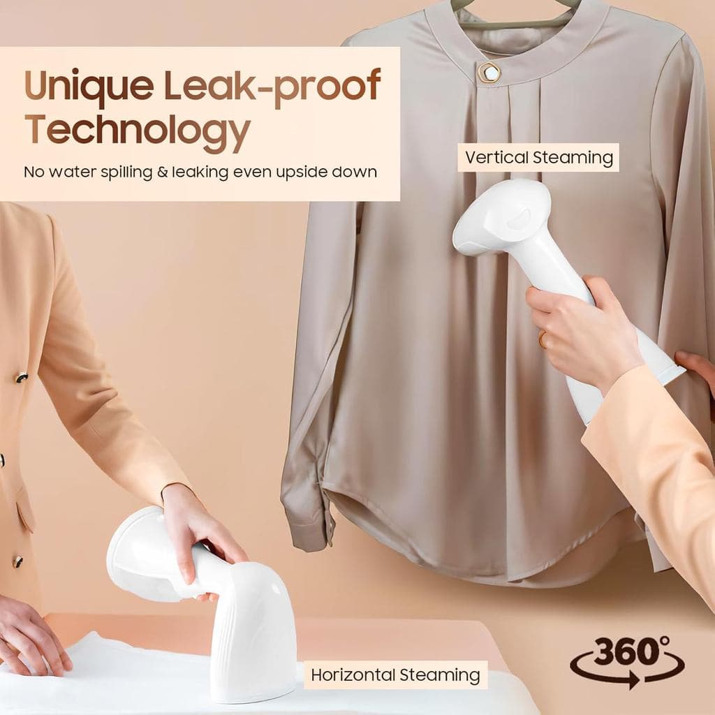 Ferro A Vapor Portátil Pequeno Para Roupas-Vaporizador De 1350 W , Remove Rugas Com Resistente Ao Calor E Forte Diferent