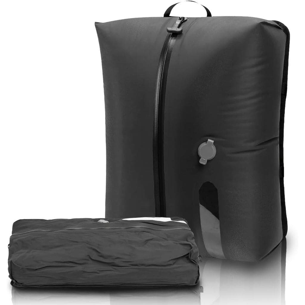 Saco a Vácuo de TPU para Viagem, Saco de Compressão Reutilizável com Zíper Impermeável IPX8, Economiza Espaço para Mala,