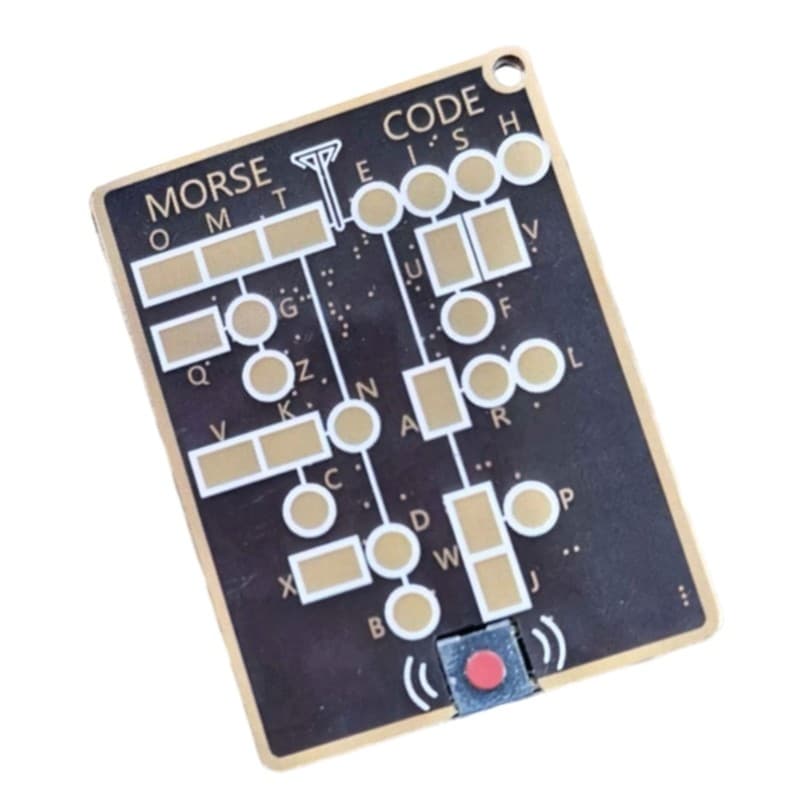 SK Morse Code Sheet KartePro Placa Circuito Perfeita Para Amadores Iniciantes Uso Diário E Estudo