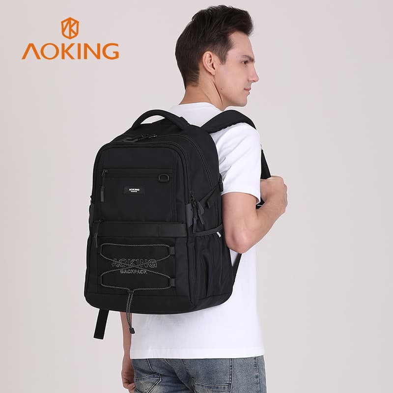 Owang mochila masculina rebote alça de ombro mochila feminina estudantes do ensino médio proteção cume reduzir