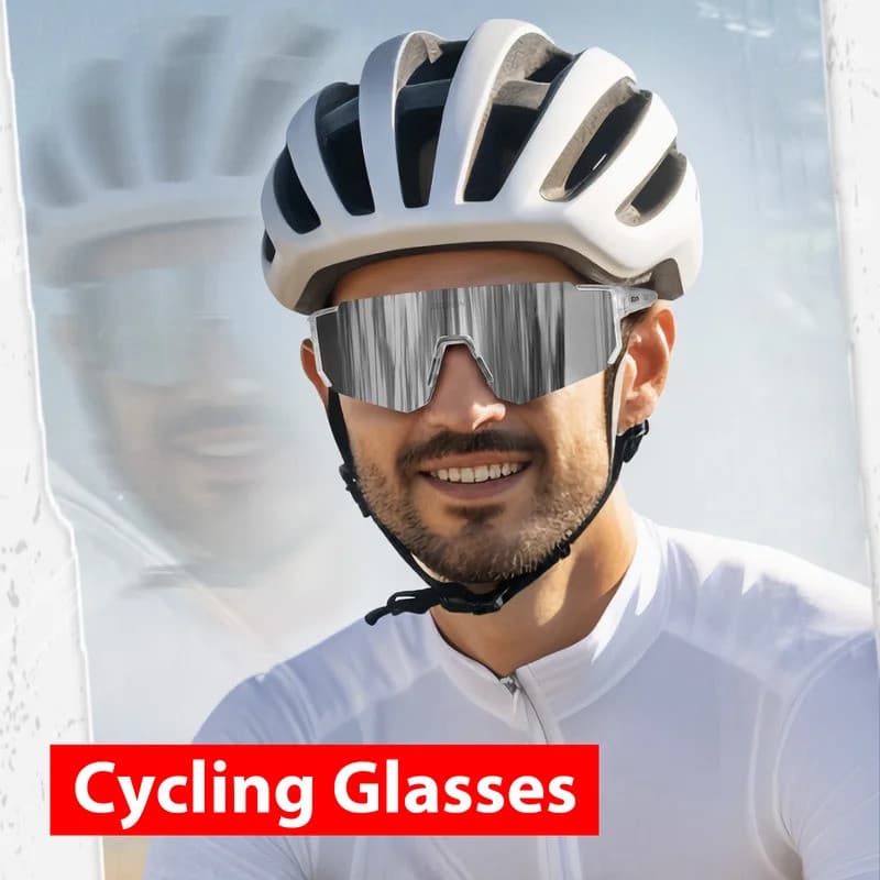 Óculos de Ciclismo UV400 SCVCN Unissex, para MTB, Bicicleta de Estrada e Esportes ao Ar Livre
