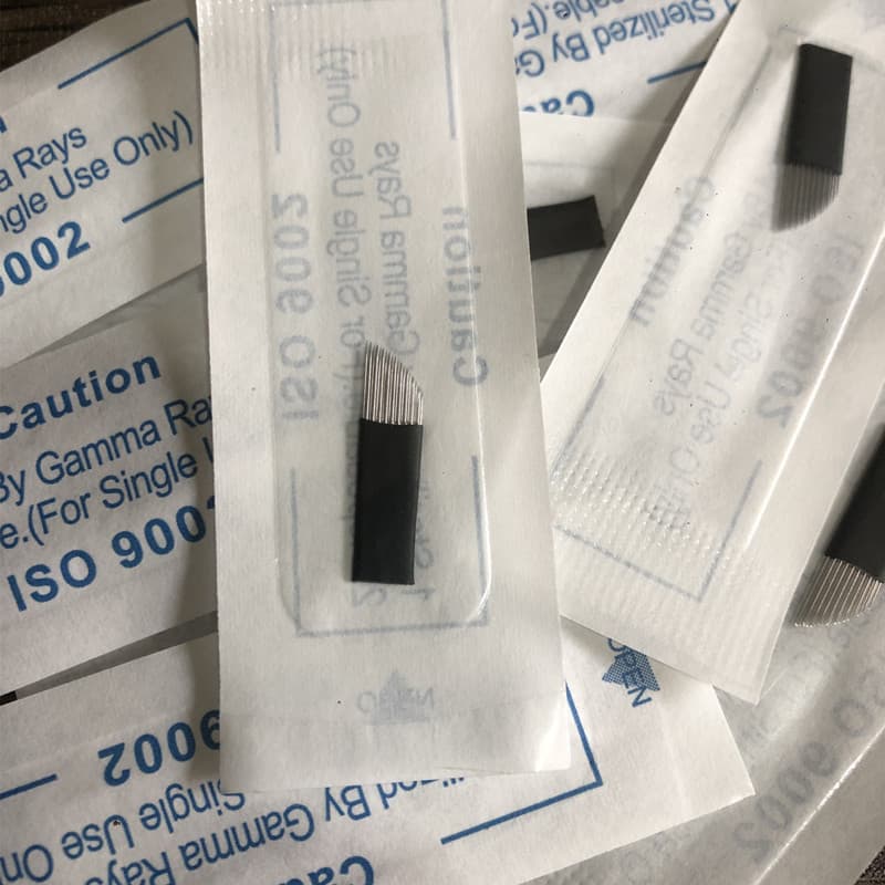 Lábio feito à mão sem sombra agulha tatuagem bordado curvo bordado mão lábio flutuante extremamente rápido coloração Mic