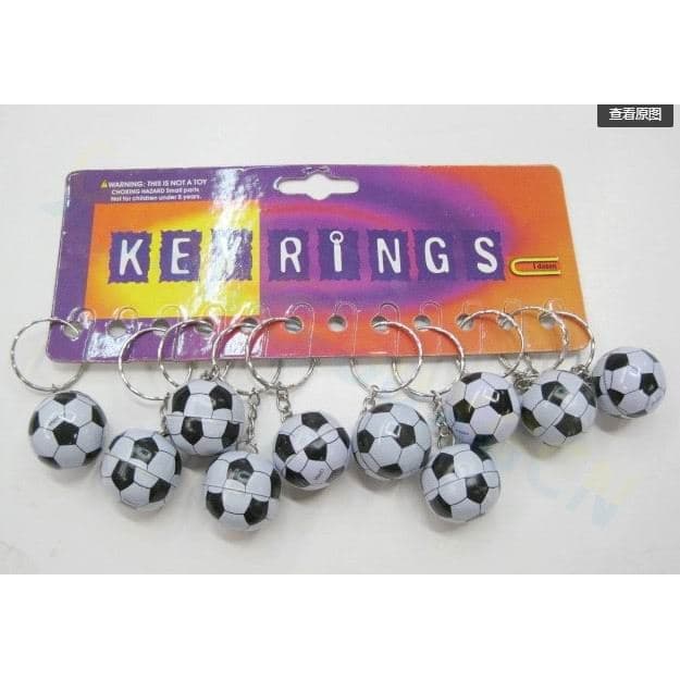 Saco de futebol pingente plástico Mini chaveiro de futebol pequenas jóias esportes publicidade fã lembrança presente da