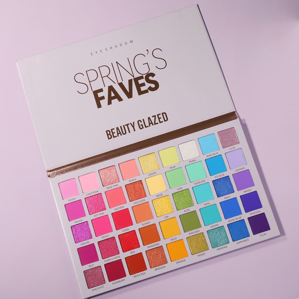 2026 Novo estilo paleta de sombras cor COS palco maquiagem dedicada azul roxo verde multicolorido Festival de música maq