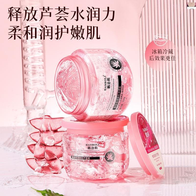 [Shoot One Shot Two] Hyperle Rejuvenescedor Hidratante Rosa Aloe Vera Gel Hidratante Hidratante Após Sol Suave Refrescan