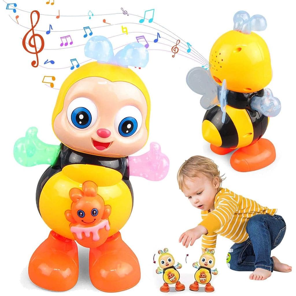 Brinquedo Abelha Dançante Musical com Luzes Dossulen – Um brinquedo infantil em forma de abelha dançante com efeitos son