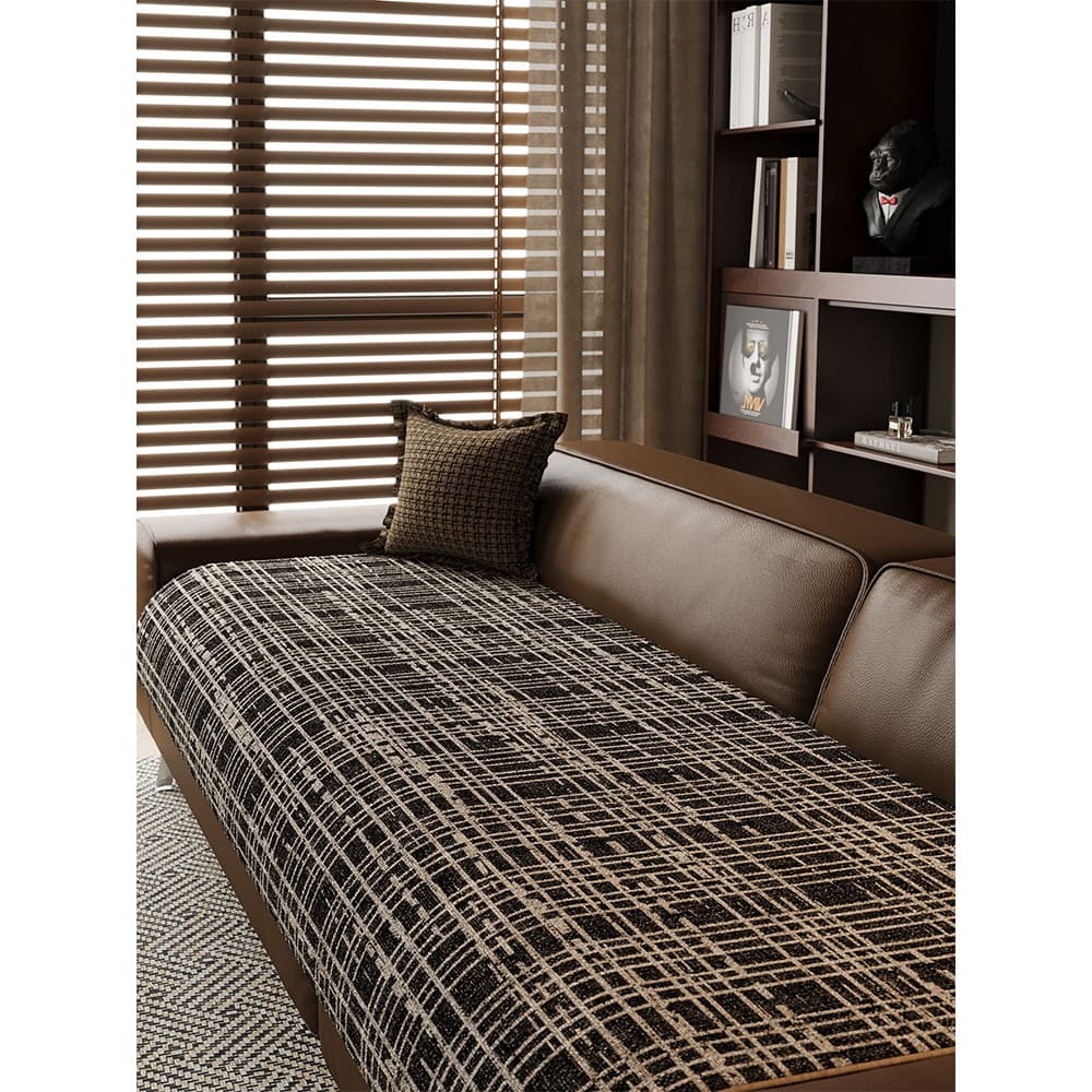 Almofada de sofá trançada de alta qualidade Four Seasons Universal antiderrapante resistente à sujeira capa de sofá pano