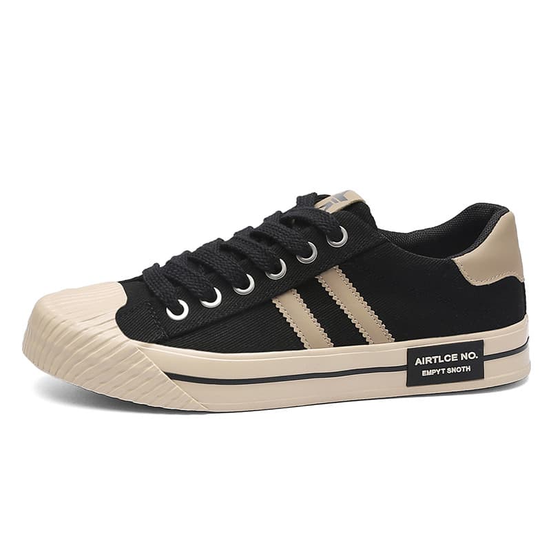 2026 novo estilo sapatos de lona respirável sapatos masculinos versão coreana na moda All-Match sapatos casuais planos t