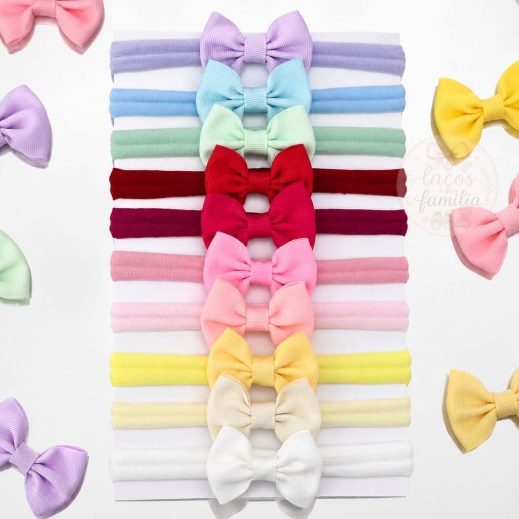 Laços Para Bebê Menina Lacinho Kit 10 Unidades - PROMOÇÃO