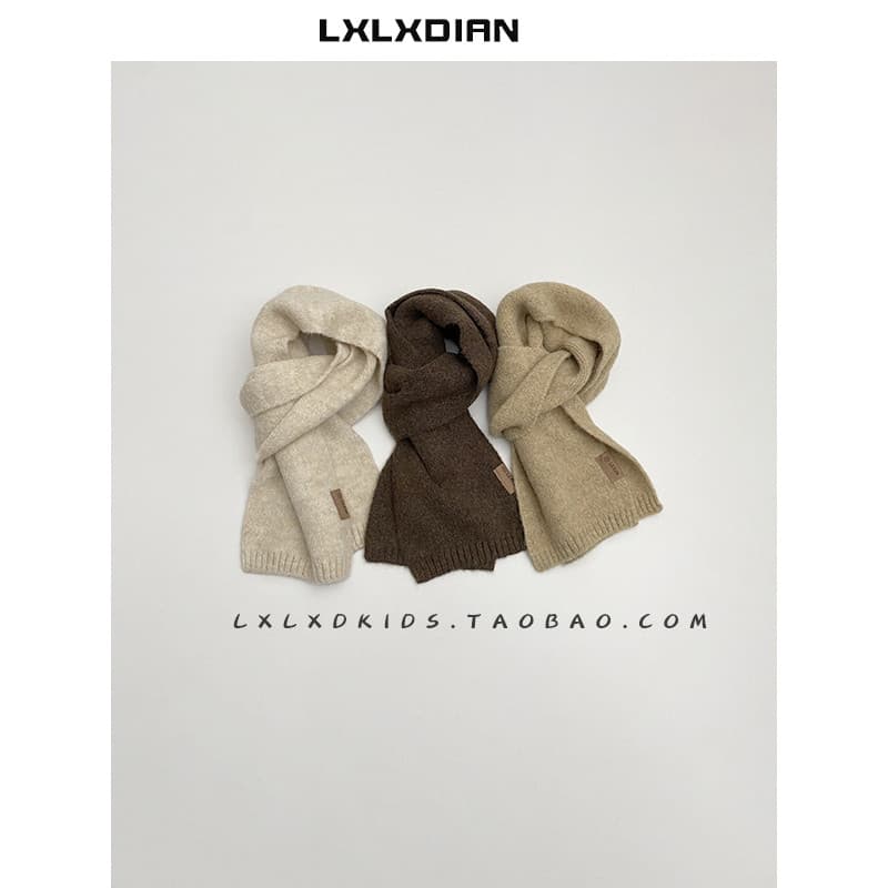 Coreano coreano bebê cachecol All-Match pescoço proteção cachecol lã imitação Cashmere meninos meninas pequeno cachecol