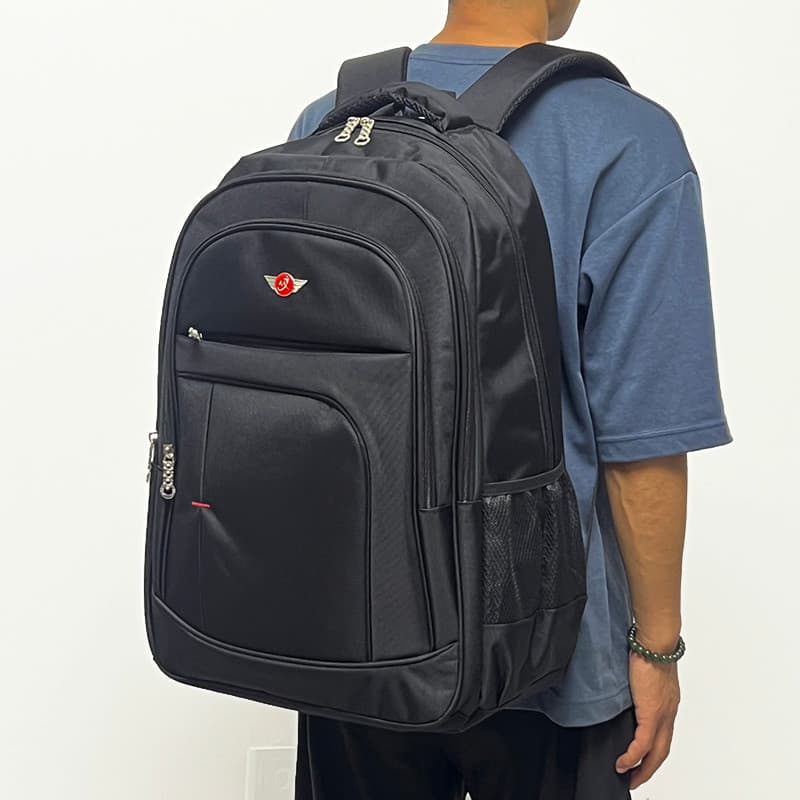 Mochila masculina de grande capacidade, mochila de computador com vários compartimentos, bolsa escolar para estudantes d