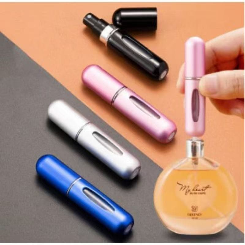 KIT 3 Pcs Porta Perfume Recarregavel Portatil Spray 5ml