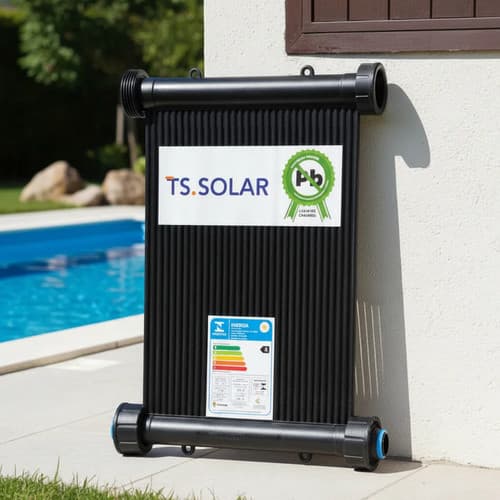 Kit 5 Placas Solar 2m TS Solar com União Rosca – Aquecimento Eficiente para Piscinas