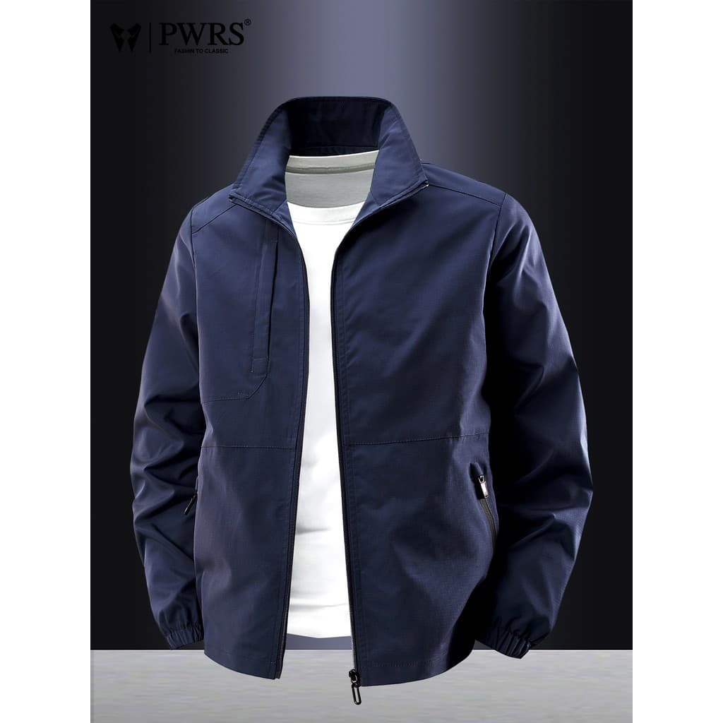 Jaqueta masculina primavera outono 2026 novo estilo ferramentas gola casual esportes ao ar livre jaqueta solta tamanho g