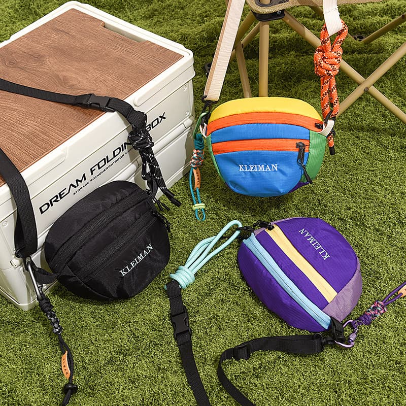 Bolsa Transversal Feminina de Design Multicamadas em Tecido Oxford, Bolsas de Ombro Impermeáveis para Meninas