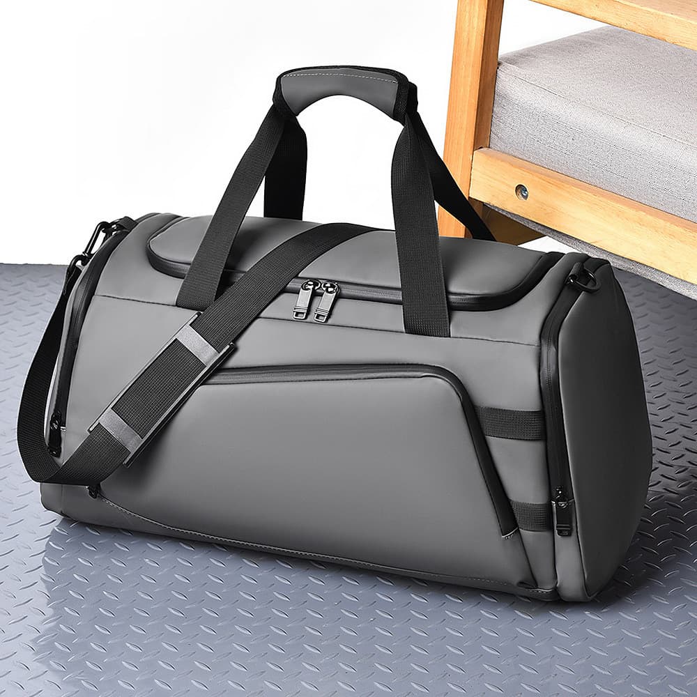 Lazer portátil saco de viagem masculino feminino grande capacidade esportes ginásio saco seco molhado separação sapato W