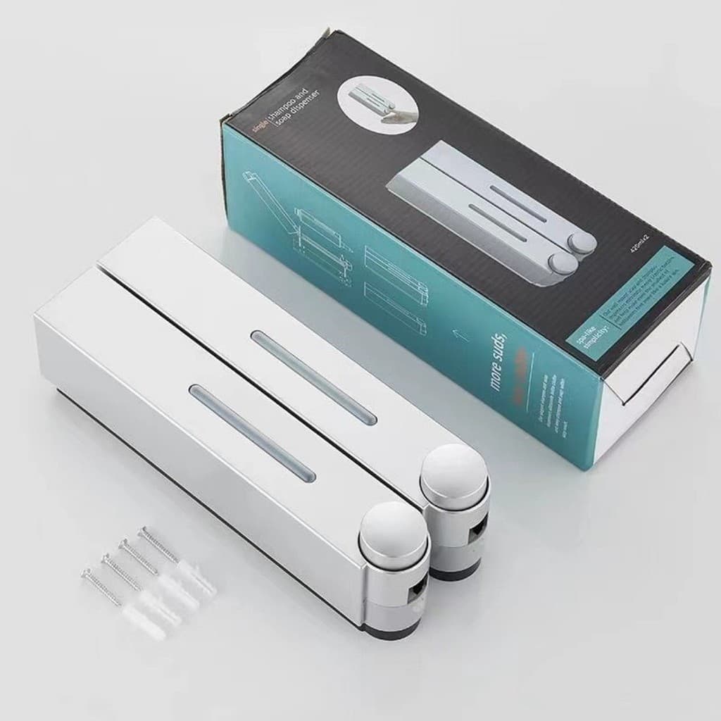 Dispensador de sabão de parede Manual imprensa dispensador de sabão caixa sem perfuração único duplo três cabeças Hotel