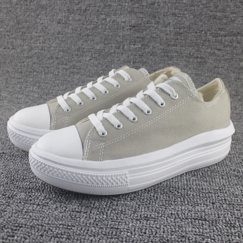 2026 primavera verão sapatos de lona sapatos femininos nuvem tênis de sola grossa Ultra-leve plataforma de sola macia sa