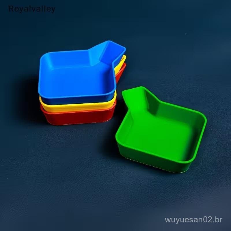 [Royalvalley] 2/4 Unidades Colorful Bandejas De Chips De Jogo Suportes De Gameponent Bandeja De Armazenamento De Moedas