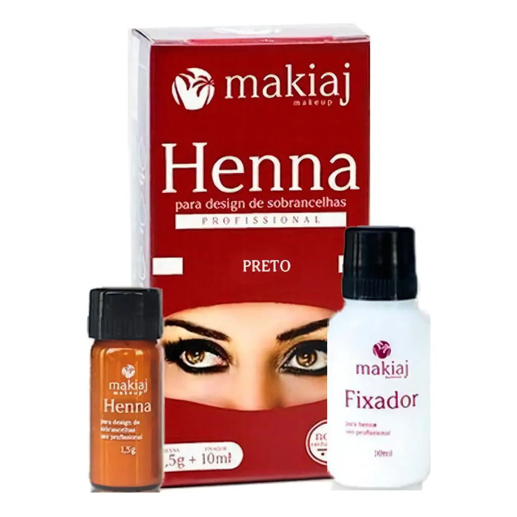 HENNA PARA SOBRANCELHAS MAKIAJ