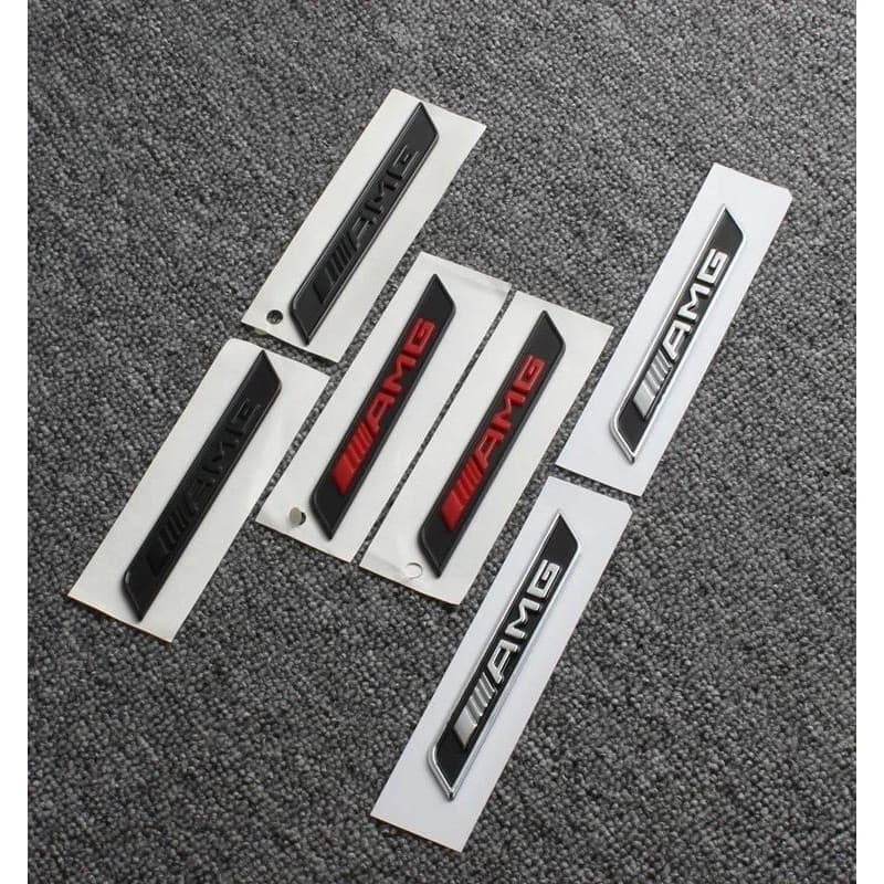 2 Pçs Etiqueta Do Carro fender Lateral Para Mercedes-Benz AMG W253 X253 X205 GLE400 GLE/GLA/GLS-class Modificação Decora