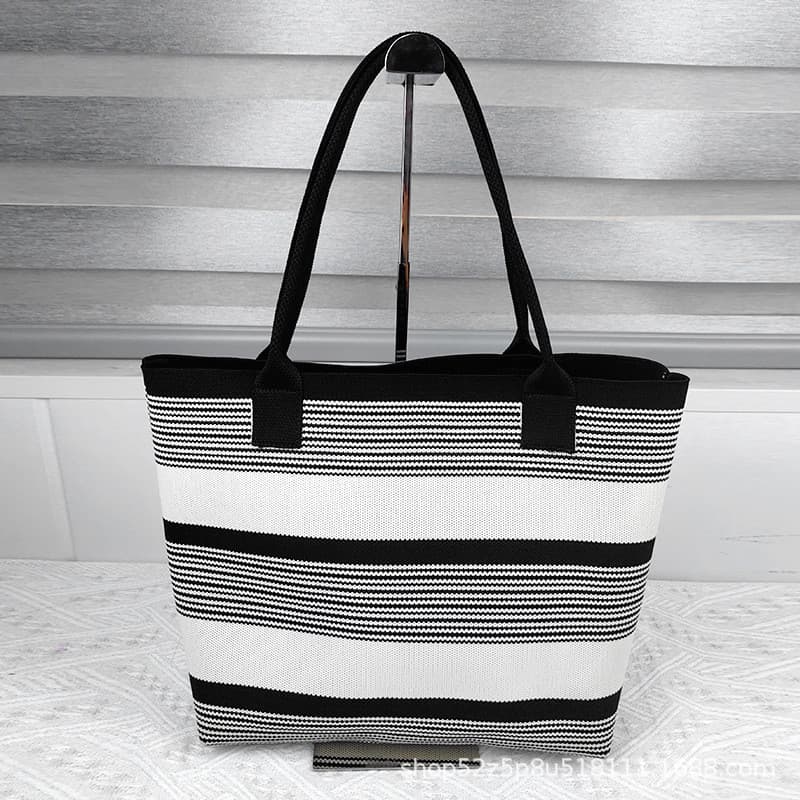 2026 Nova Bolsa de Grande Capacidade em Tricô, Bolsa Saco, Bolsa Transversal, Bolsa Feminina, Bolsa de Ombro Moderna e V