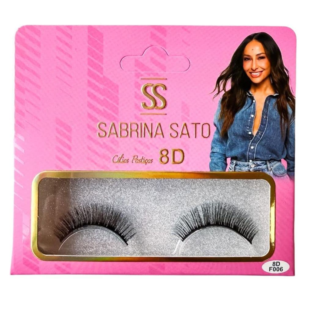 Cílios Postiços Sabrina Sato SP3311 F006 8D Volume Reutilizável