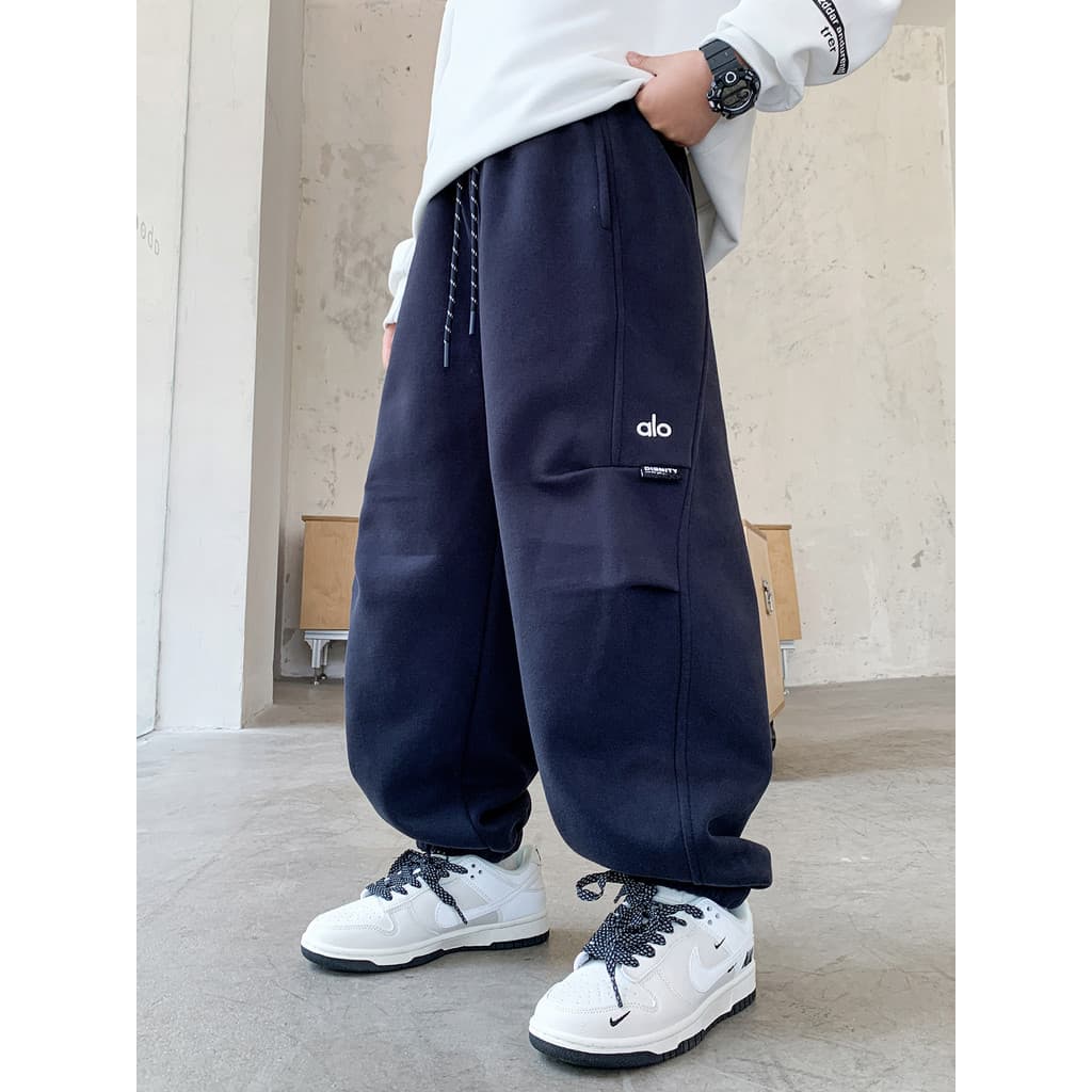 Meninos esportes Sweatpants primavera outono novo estilo solto estudantes do ensino médio primavera fino verão crianças