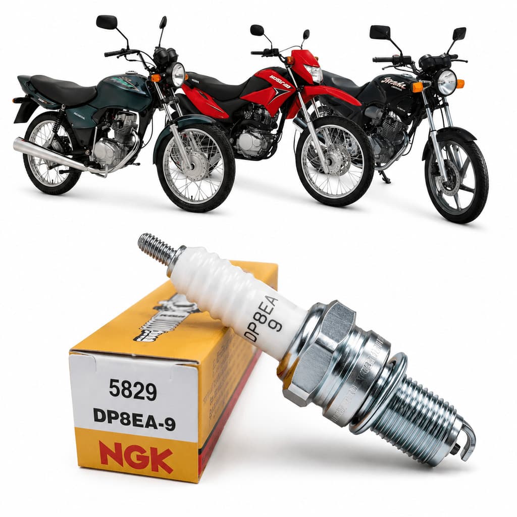 Vela Ignição Original Ngk Titan 125 Nxr Bros 125 Cb 450 Cbx 200 Xlx 250 350 Dp8ea-9