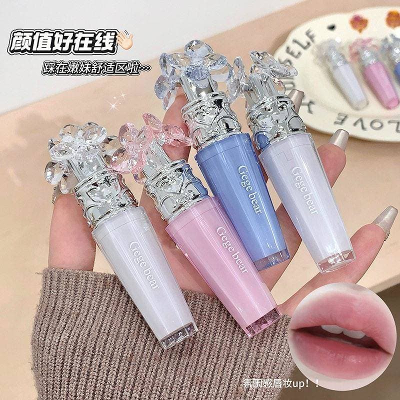 Ice Crystal Light Matte Lip Clay Matte Velvet Matte Pure Desire Desenvolvimento de cores Meninas Cor Nude Não é fácil de
