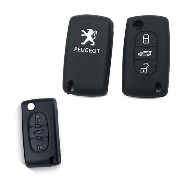 Adequado para Peugeot 307 308CC 407 408 308S 4008 301 5008 capa de Silicone para chave de carro