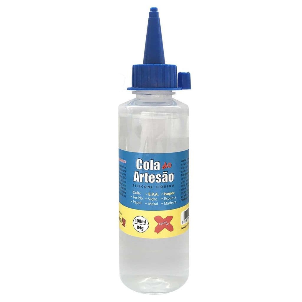 Cola Do Artesão Silicone Líquido Artesanato 100ml 6010 Make+