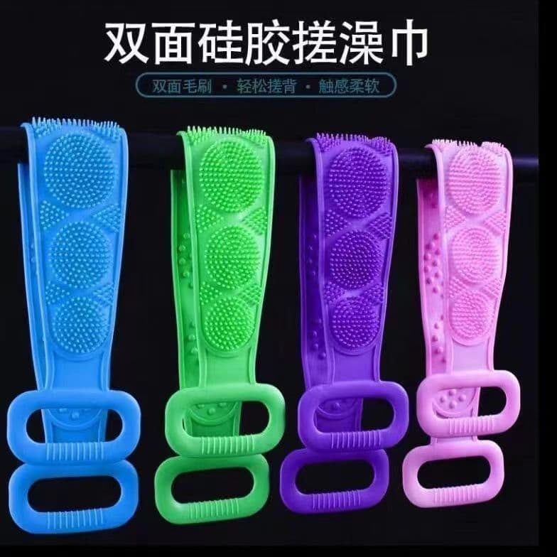 Toalha de silicone para esfregar, banho forte, esfregando as costas, lama, cinza, ferramenta útil, homens, mulheres, cos