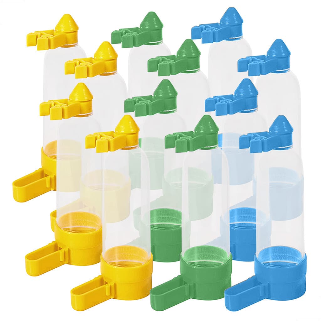 Kit Bebedouro Para Passarinhos 60ml Tizil Tarin Coleiro Papa Capim Semelhantes