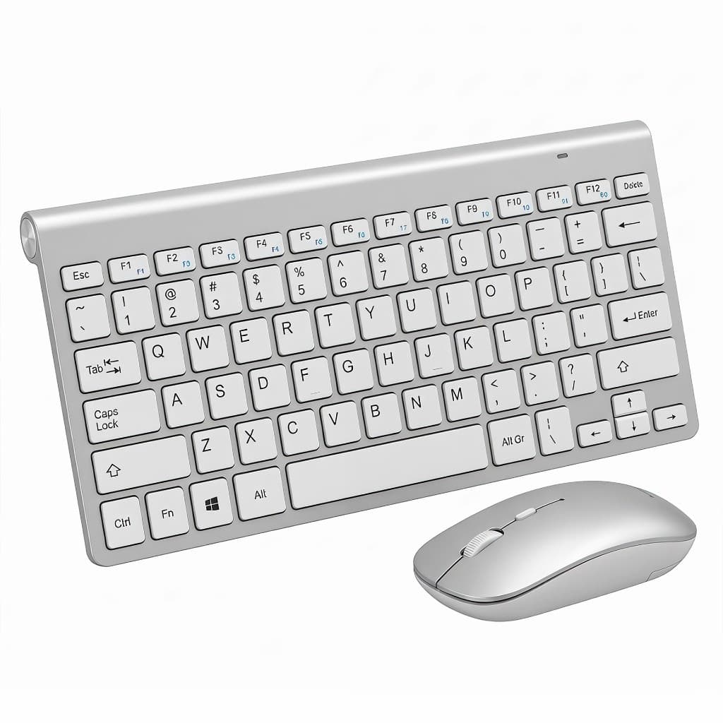 Kit Teclado e Mouse Sem Fio Wassay Compacto USB Para Notebook e PC