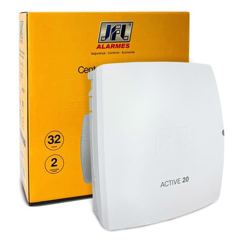Central Monitorável Active 20 Jfl Até 32 Zonas Com E Sem Fio Branco