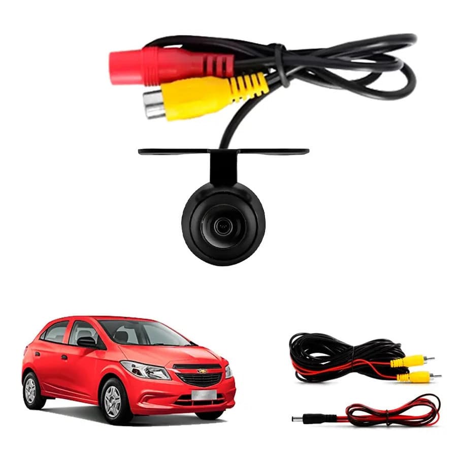 Camera De Ré Borboleta Hd Chevrolet Onix 2013 2014 2015