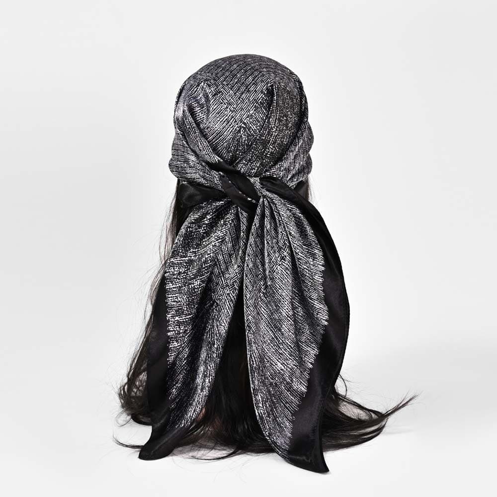 Novo Estilo 90cm /35inch Lenço de Seda Satin Large Square Scarf Fêmea Lenço de Seda Impresso Europeu Americano Lenço de