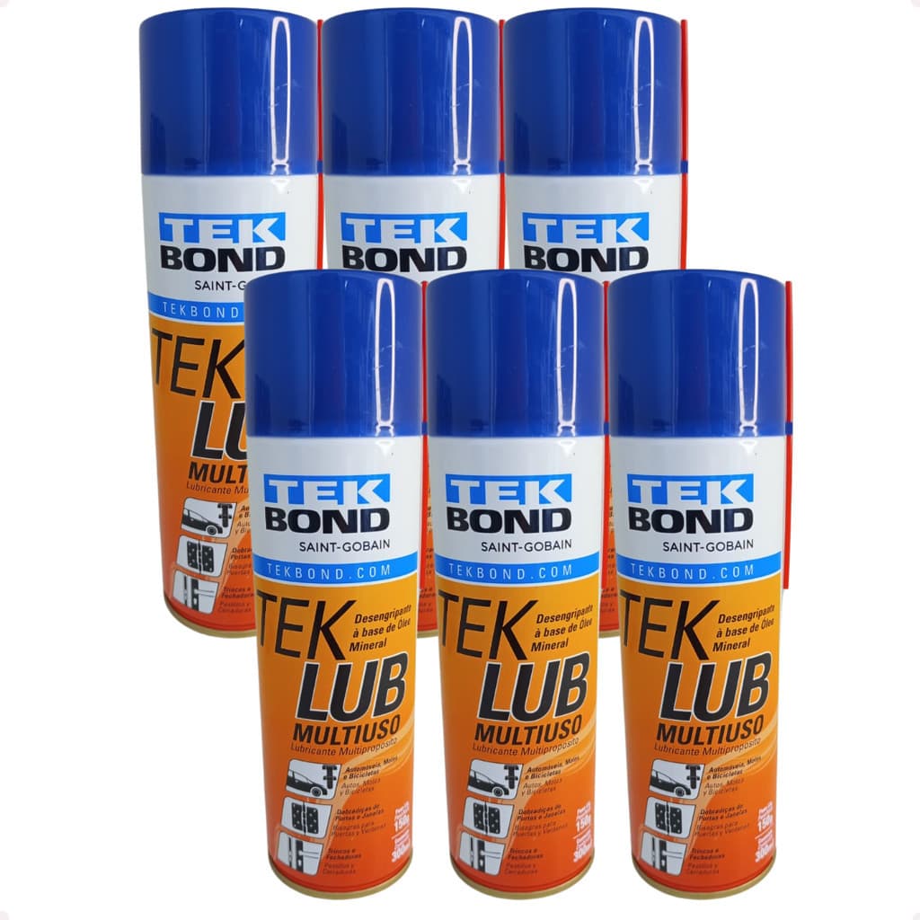Desengripante Lubrificante Antiferrugem Multiuso Tekbond 6un