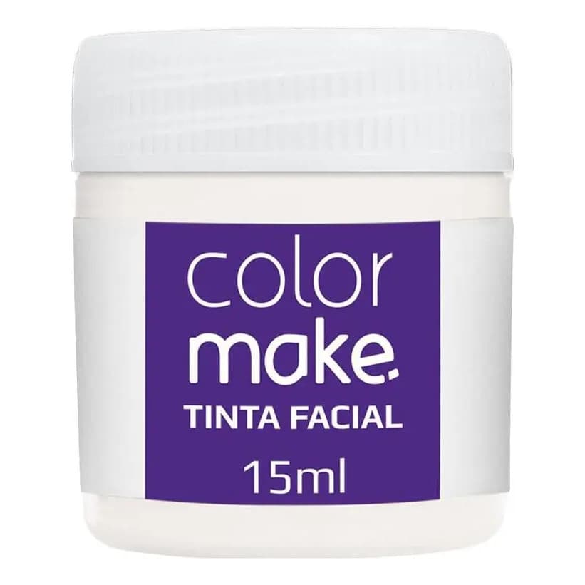 Tinta Facial Branca 15 Ml - Color Make