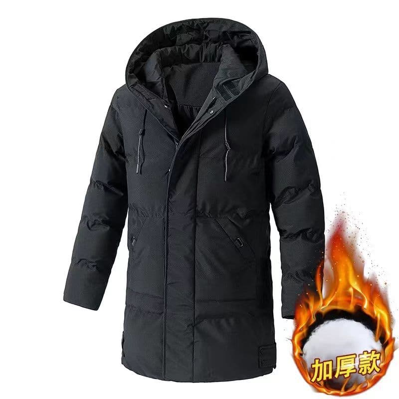 Homens para baixo acolchoado jaqueta de comprimento médio inverno novo estilo acolchoado jaqueta Casual engrossado quent