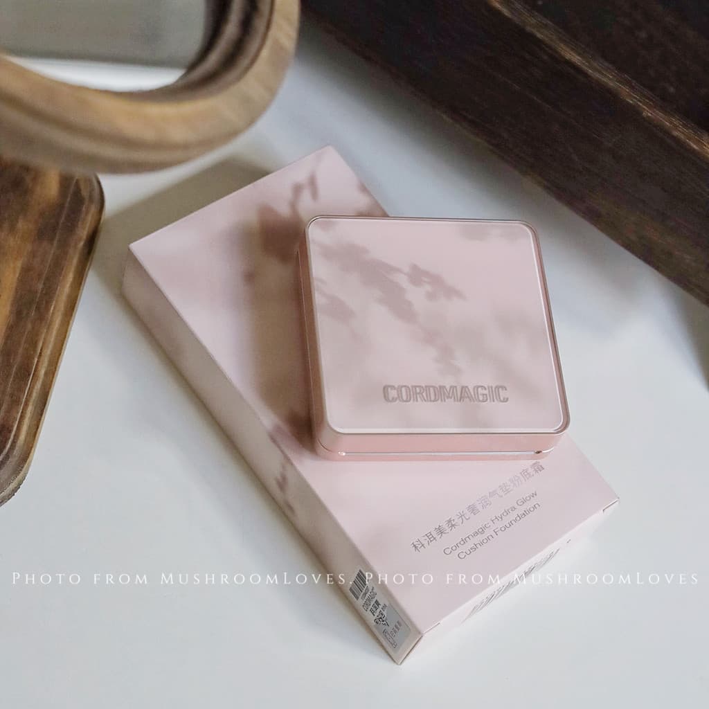 Substituição gratuita!Hidratante Suave e Luxo!Ke'ermei Peach Blossom Colágeno Peptídeo Almofada Fundação Creme Pele Boa