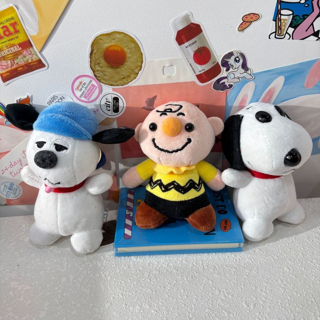 Charlie Brown Olaf Snoopy Bird Confuso Convidado Boneca de pelúcia Bolsa Ornamentos Tamanho