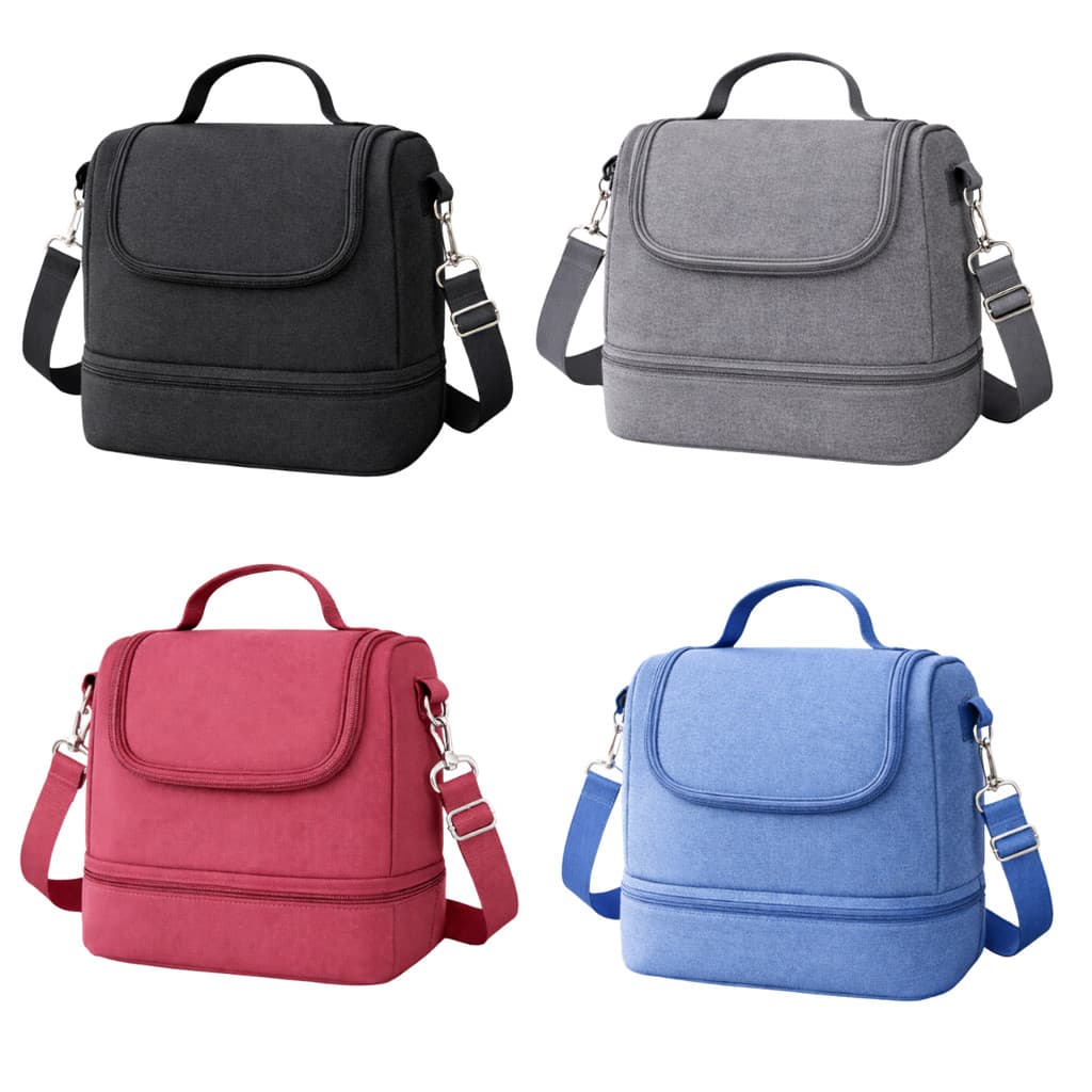 Bolsa Lancheira Marmita Térmica 2 Divisórias