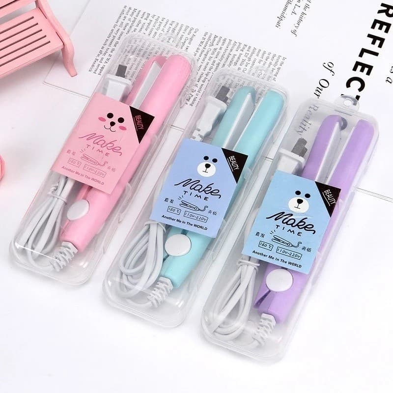 Mini Chapinha Portátil de Viagem – Alisador Compacto e Prático para Cabelos